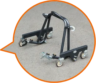 理想のバイクスタンドガレージレボで解決!