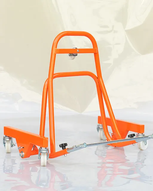 移動式レーシングスタンド「Garage Revo」オレンジ