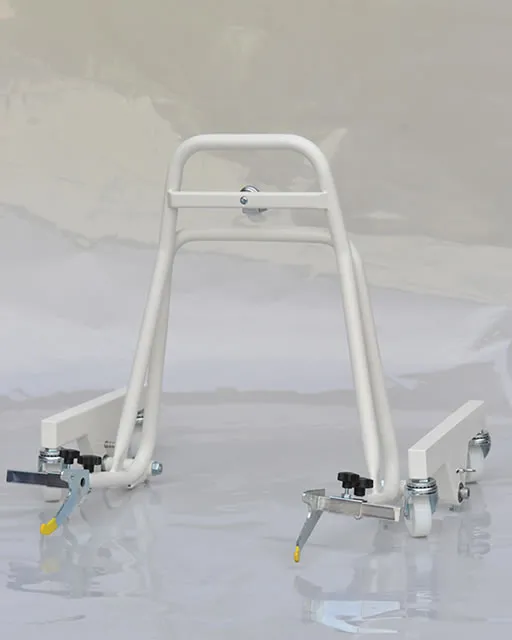 移動式レーシングスタンド「Garage Revo」白